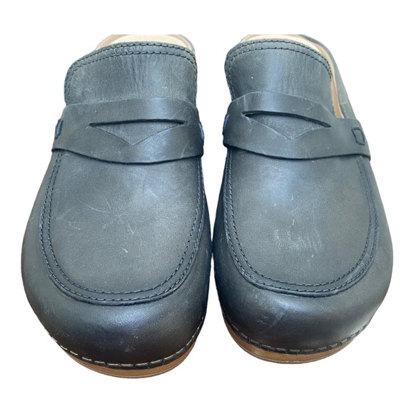 Dansko New Women's Bel Mule Clog Black Leather size 38 - Picture 5 of 13